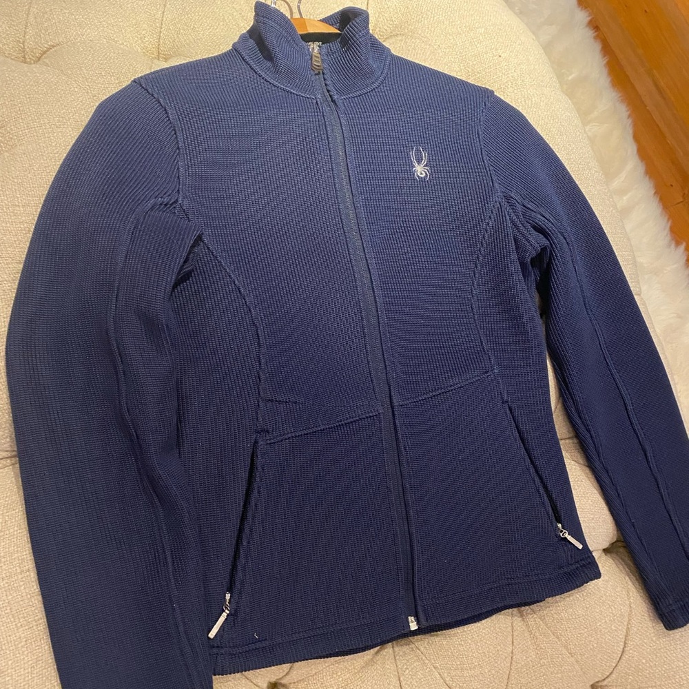 Spyder Jacket, Size Medium. Blue. - image 1